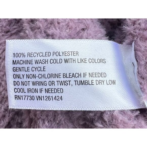 Wild Fable Women's Long Sleeve Mini Sweater Dress Purple Large - Picture 5 of 6